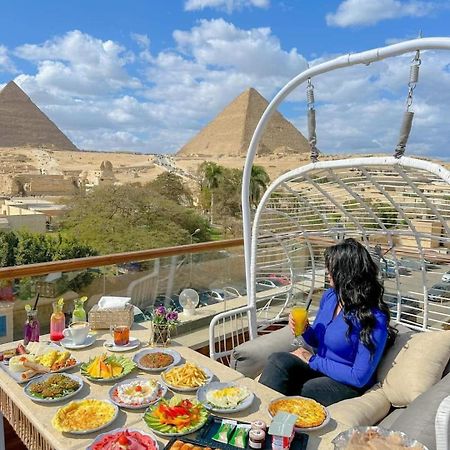 Kafret el-Gabal Tree Lounge Pyramids View Inn , Sphinx Giza מראה חיצוני תמונה