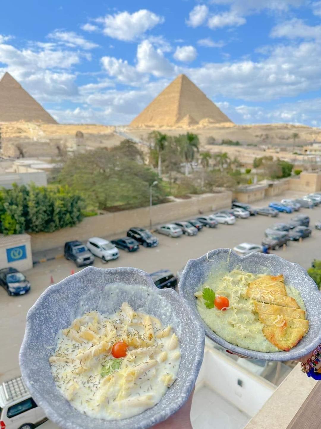 Kafret el-Gabal Tree Lounge Pyramids View Inn , Sphinx Giza מראה חיצוני תמונה