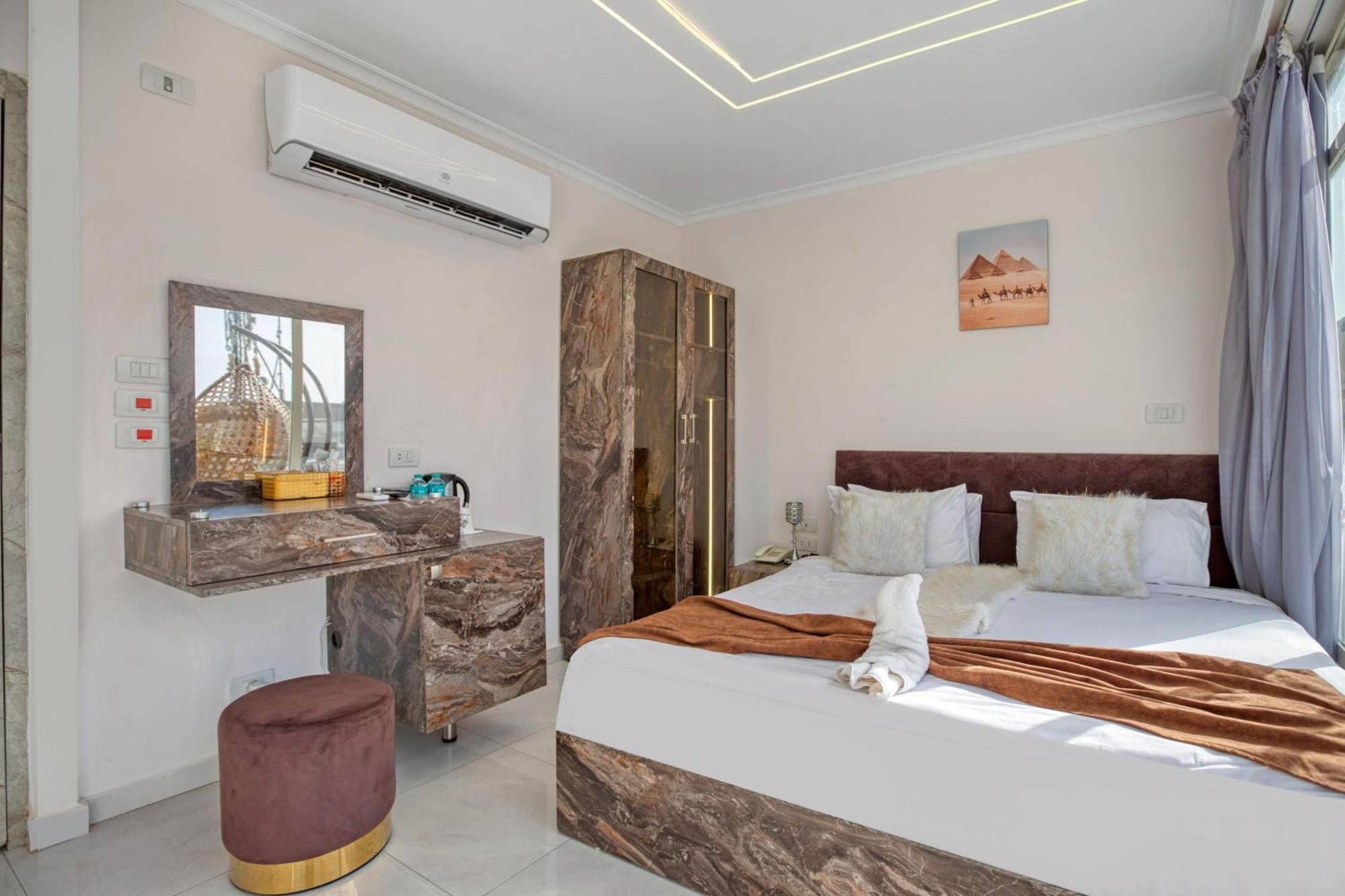 Kafret el-Gabal Tree Lounge Pyramids View Inn , Sphinx Giza מראה חיצוני תמונה