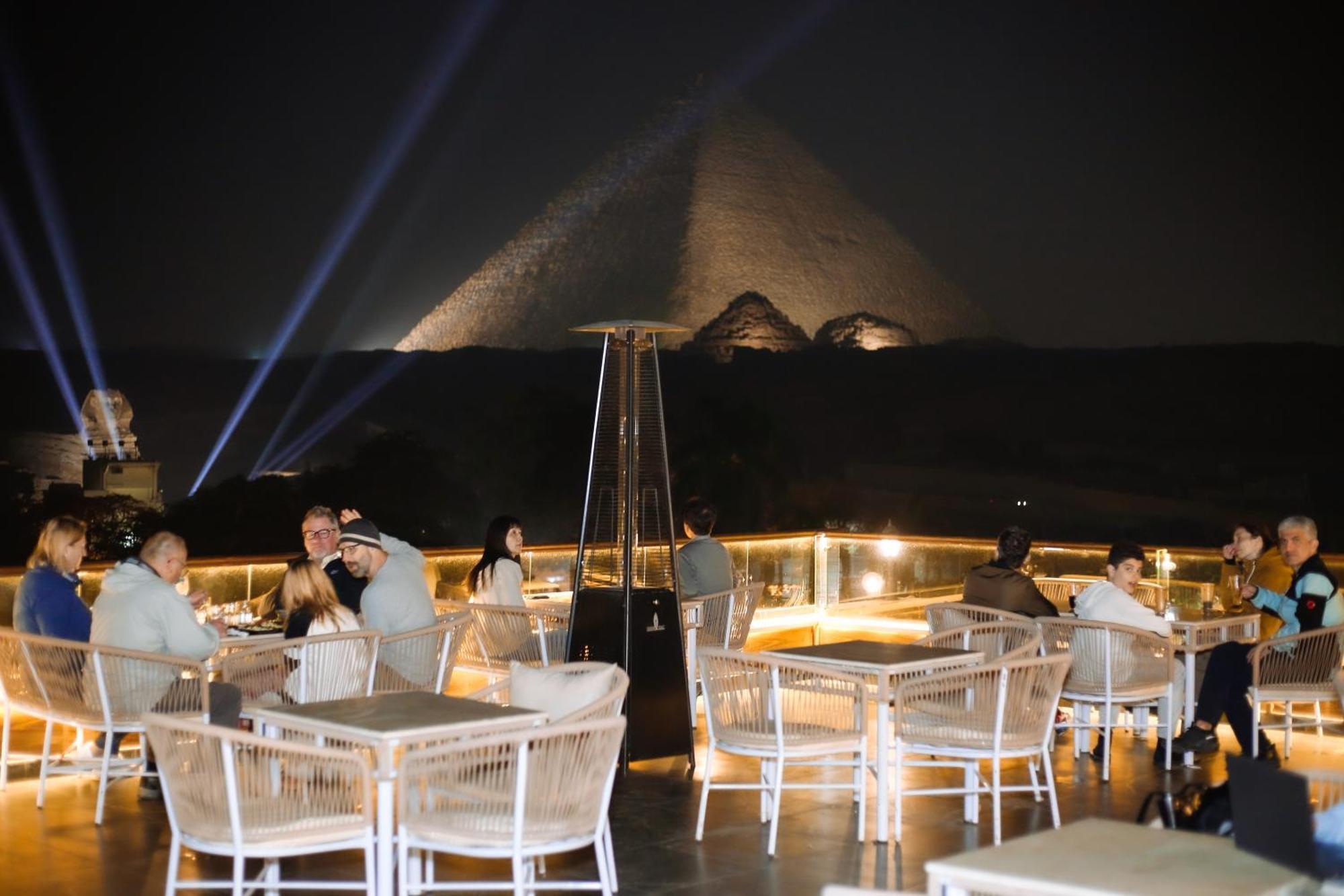 Kafret el-Gabal Tree Lounge Pyramids View Inn , Sphinx Giza מראה חיצוני תמונה
