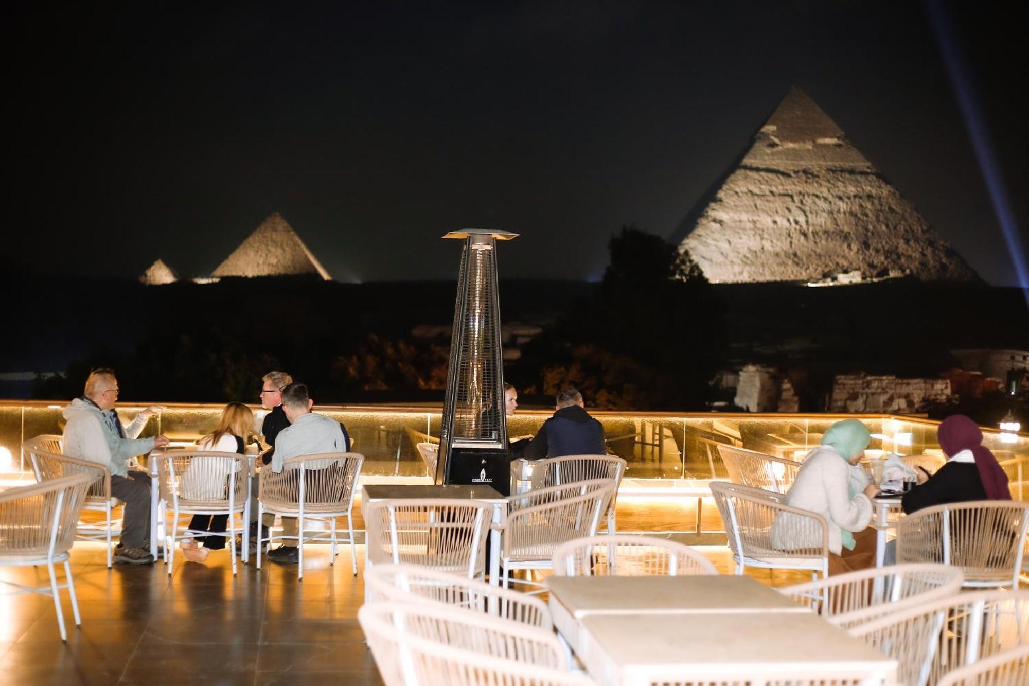 Kafret el-Gabal Tree Lounge Pyramids View Inn , Sphinx Giza מראה חיצוני תמונה